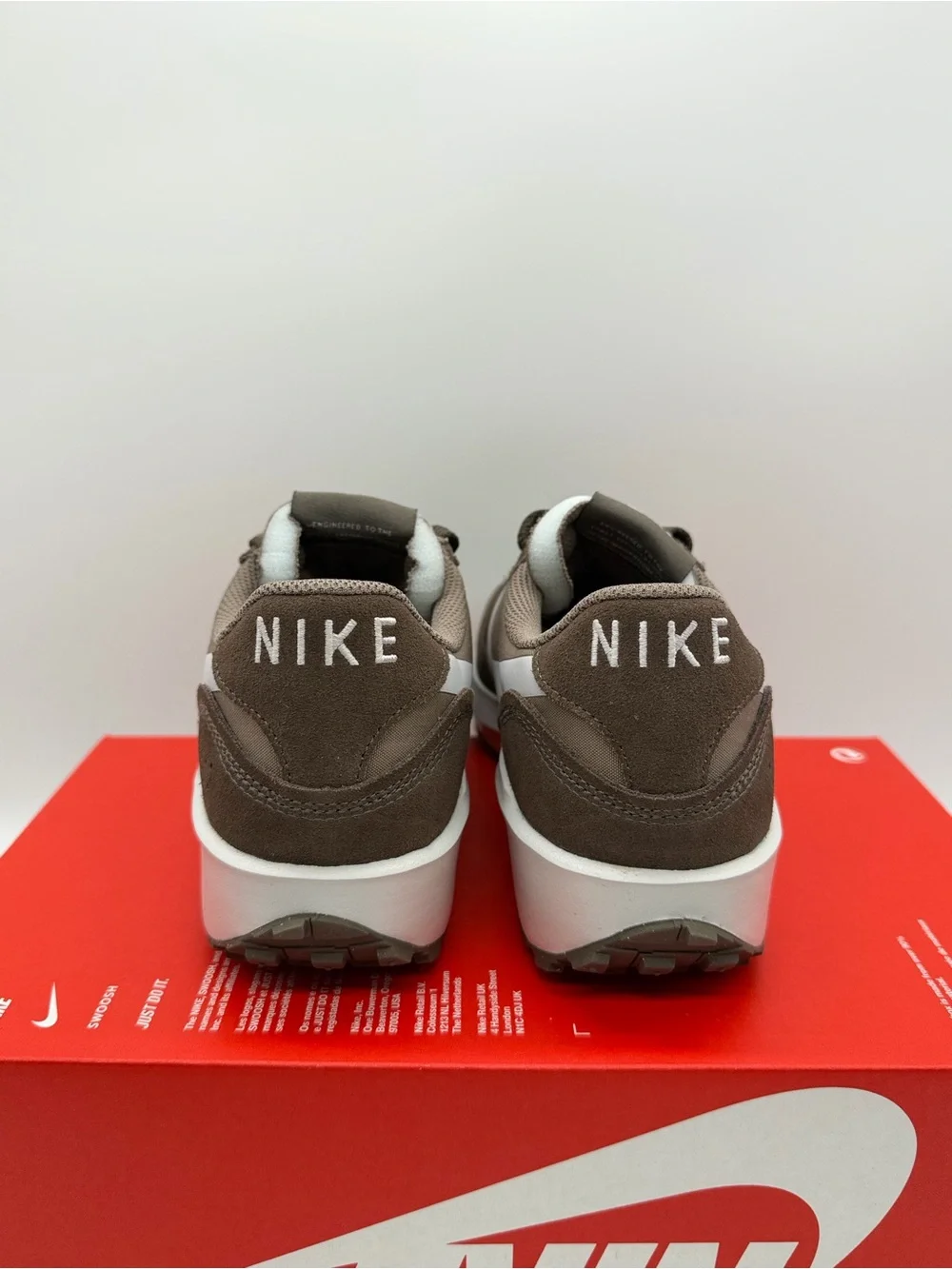 Nike Waffle Nav Mink Brown Grey FJ4195-201 Men’s Size 10